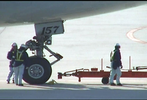 Boeing747SR Push back & Taxing